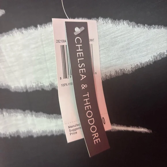 Sea Black and White Patterned Dress - Picture 6 of 6